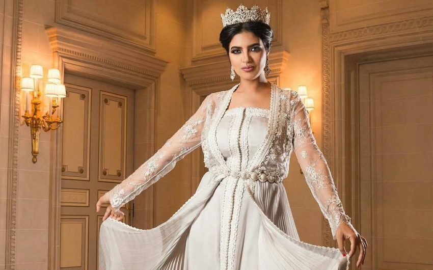 Achat caftan de mariage blanc